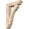 Ekena Millwork Merced Slat Smooth Bracket w/ Offset Brace, Douglas Fir, 7 1/2"W x 30"D x 42"H BKT0806X30X42MRC06SDF - alternate 1